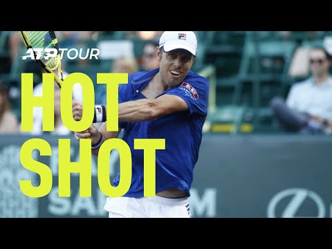 Hot Shot: Querrey Shows How To Convert Set Point At Houston 2019