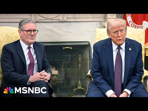 See it: Trump fact-checked LIVE by U.K. PM Keir Starmer I Full meeting