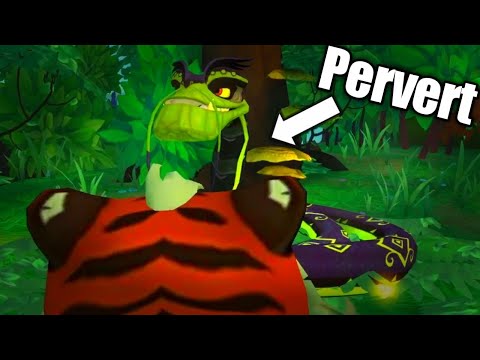 Pervert Snake Removes Skin In Front of Minor - LEO AND TIG