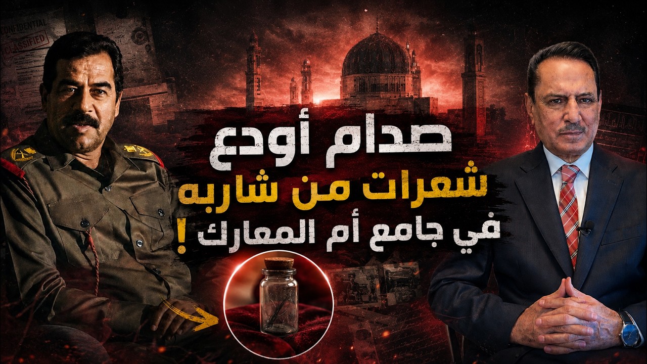 فيديو | صدام أودع شعرات من شاربه في جامع أم المعارك ! ,, تلك الأيام مع د. حميد عبدالله