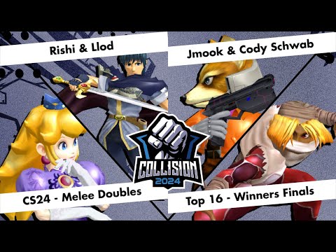 Collision 2024 Melee Doubles - Rishi & Llod vs Jmook & Cody Schwab - Top 16 Winners Final