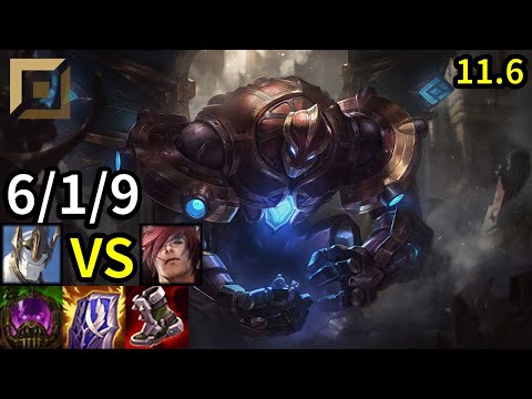 Galio Top vs Sett - KR Master | Patch 11.6