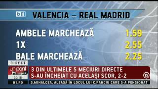 UPZ, 21.02.17: Valencia vs Real: Madrilenii tintesc succesul ce le garanteaza desprinderea in La Liga!