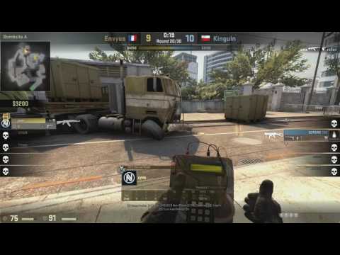 EnVyUs XMS 5 BULLET ACE / CLUTCH vs Kinguin Overpass @ EUROPE PGL MAJOR QUALIFIER