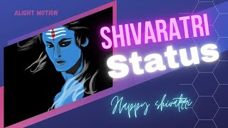Happy Shivaratri || Alight Motion Lyrical Edit || Mahashivratri Status | Shivratri Status Video 2022