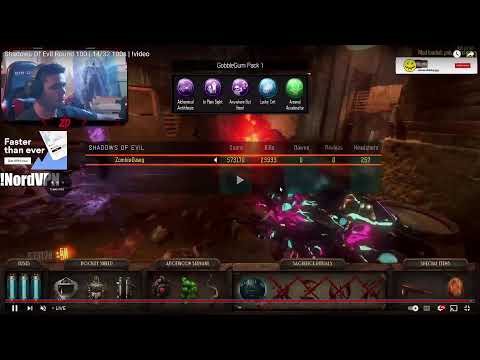 Shadows Of Evil Round 100 | 14/32 100s | !video