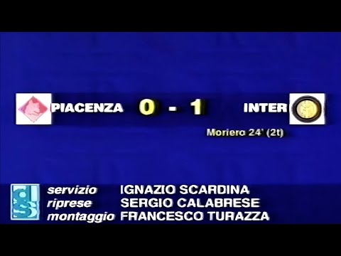 Piacenza-Inter 0:1, 1997/98 - Domenica Sportiva (serpentina di Francesco Moriero)