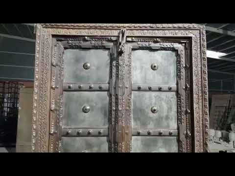 Antique wooden doors