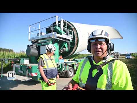 Weiteres Rotorenblatt von der Heinzebank nach Voigtsdorf unterwegs