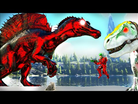 Chaos Griffin Unleashes Great Blasts of Power, I Tamed Chaos Spino I Almost Died! Ark Dinosaur