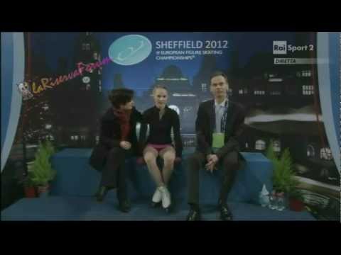 Europei Sheffield LADIES SP -6/28-  Romy BÜHLER - 27/01/2012