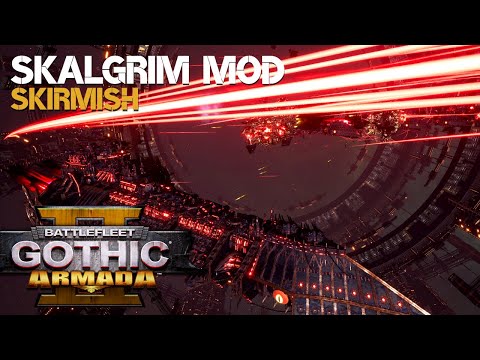 7x Harbinger Titans - Double Feature | Skalgrim Mod Skirmish | Battlefleet Gothic: Armada 2