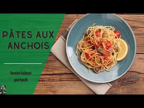 Délicieuse pâtes aux anchois : ma recette italienne simple et rapide.