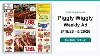 Piggly Wiggly Weekly Ad (8/19/26 - 8/25/26) Top Deals