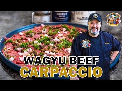 How to make an EASY Wagyu Beef Carpaccio | Packed with truffle flavors