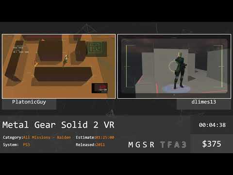 TFA3: Metal Gear Solid 2: VR Missions, All Missions, Raiden Race by dlimes13 & PlatonicGuy