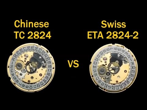 How to Create Your Own Watch Brand: Swiss ETA 2824 2 Vs Chinese TC 2824 Watch Movements