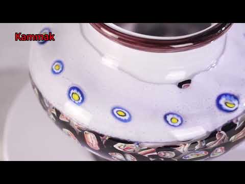 KAMMAK colorful hand blown glass vase video