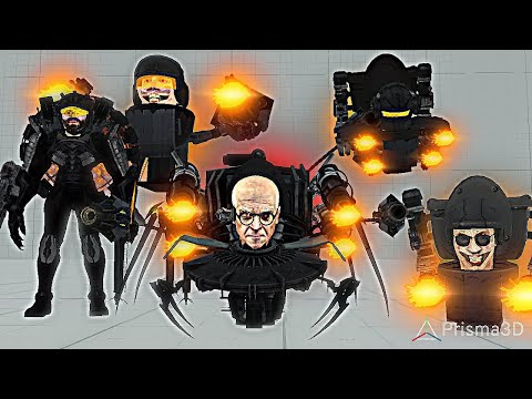 Upgraded Fan-Made Skibidi Toilet Pack || Skibidi Toilet Prisma 3d 