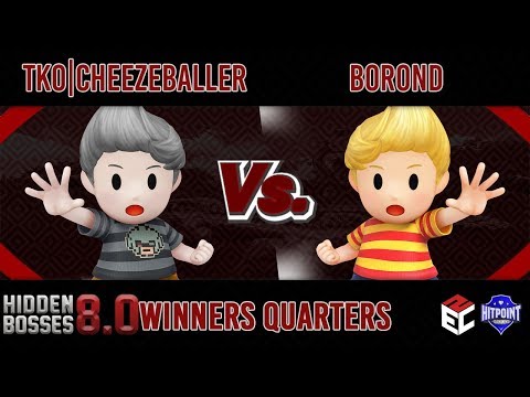 Hidden Bosses 8.0 WQ - TKO | Cheezeballer (Lucas, Donkey Kong) vs Borond (Lucas, Diddy Kong)