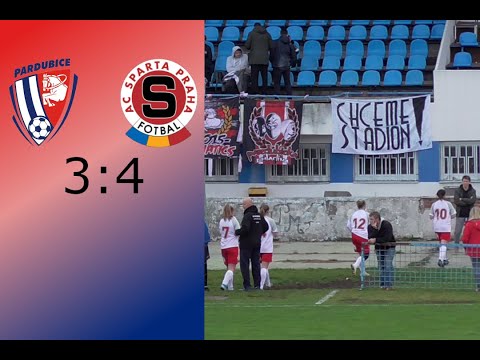 8. kolo 1. liga dorostenek 2019/20: FK Pardubice - AC Sparta Praha 3:4(2:2)