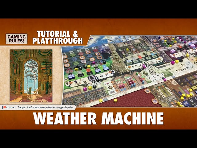 Weather Machine Board Game - Includes Upgrade pack & Metal Nobel Prize video thumbnail