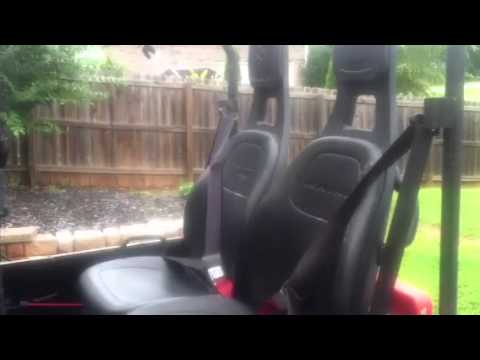 Yamaha Rhino DIY extended roll cage with rear seats.