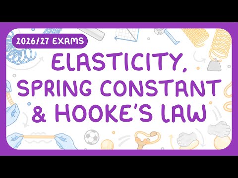 GCSE Physics - Elasticity, Spring Constant & Hooke's Law | Force Extension Graphs (2026/27 exams)