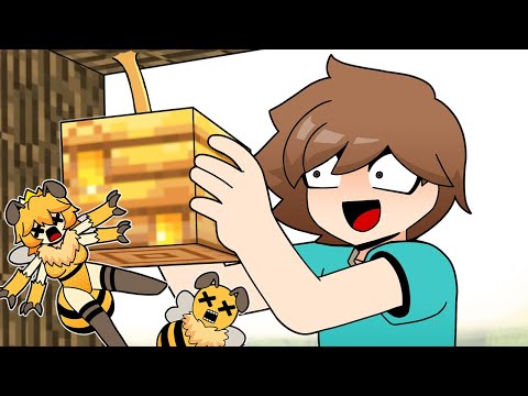 실패자_silpaeja -  Hey Bees - Robbing Beehives |  Minecraft anime