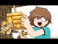 Robbing Beehives Minecraft Anime