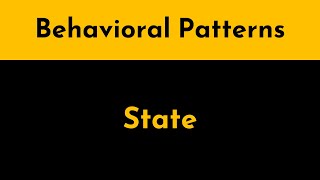 Download the video "The State Pattern Explained and Implemented in Java | Behavioral Design Patterns | Geekific"
