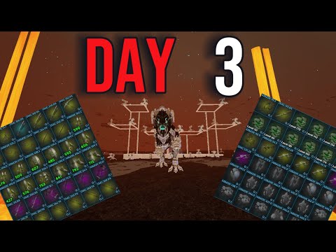 DAY 3 WIPING lava cave AND DOMINATING EXT - INX 2MAN - ARK Survival Evolved