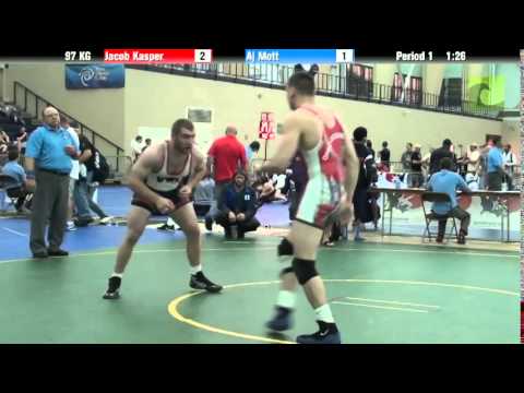97 KG Jacob Kasper vs AJ Mott