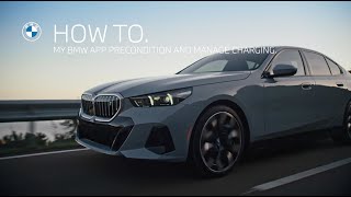 BMW How To Precondition and Manage Charging | BMW How-To