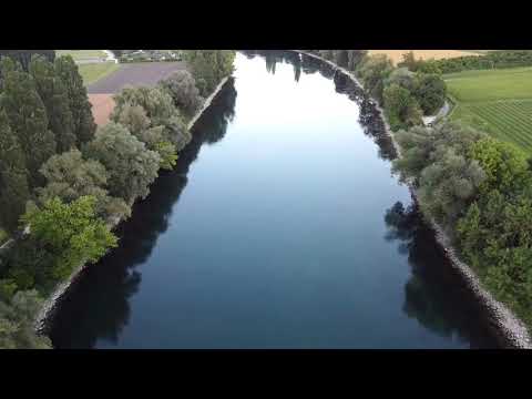 Schleuse Port BE - Aare Brügg - Biel/Bienne 4K