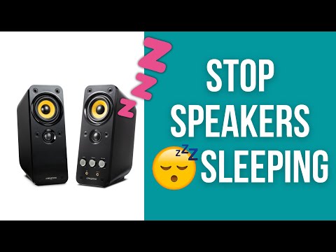 Stop speakers SLEEPING! Easy FREE fix for ANY speakers (T20, etc.)