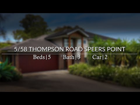 5/58 Thompson Road, Speers Point, NSW 2284, 5 ਕਮਰੇ, 3 ਬਾਥਰੂਮ, House
