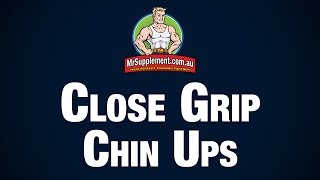 Close Grip Chin-Up exercise video thumbnail