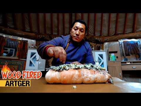 Juicy Mutton Roll Recipe with NOMAD KHAN Style | Wood-Fired w/Khan's Kitchen