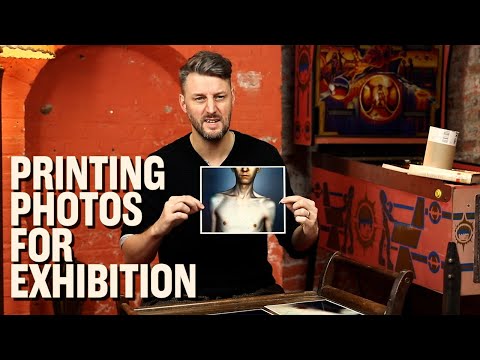 No Pressure! Photo exhibition preparation for major London art gallery