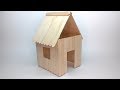 How to make a Popsicle Stick House easy
