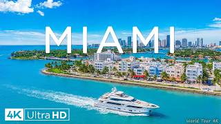 Miami 4K - Art Deco Streets, Turquoise Beaches & Vibrant Coastal City Life of South Florida