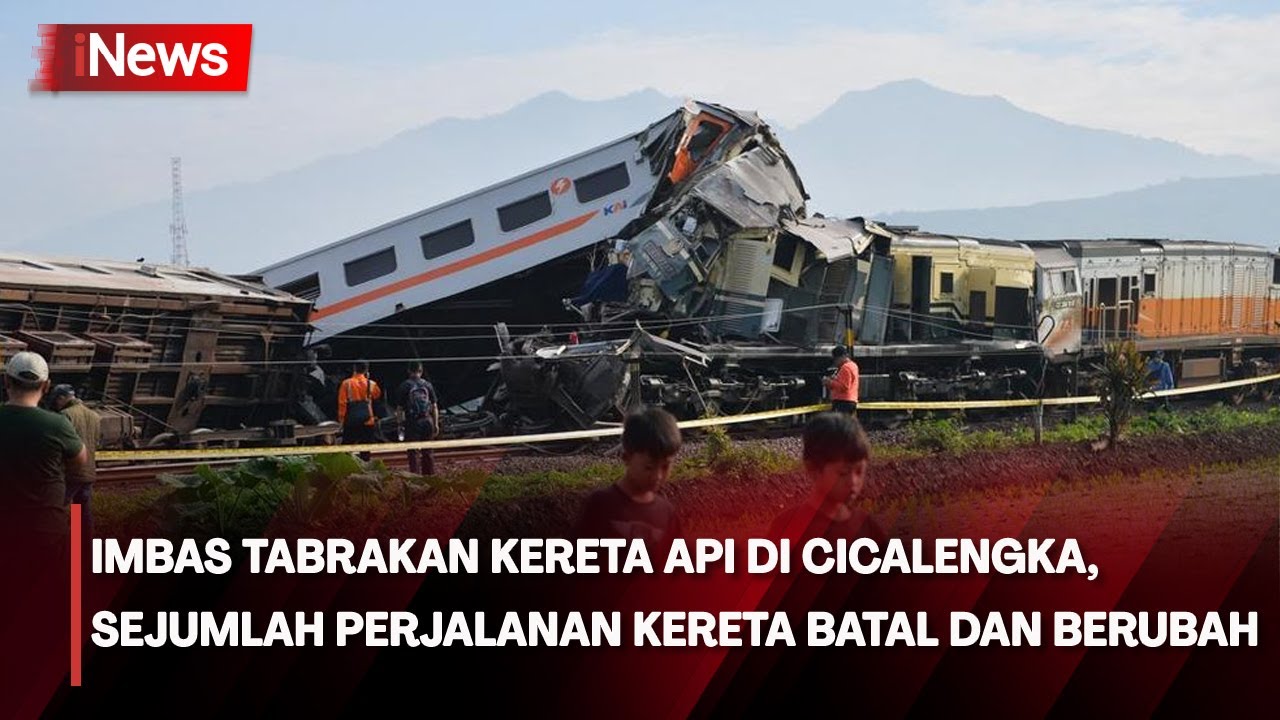 Imbas Kecelakaan KA Turangga dan KA Bandung Raya, Sejumlah Perjalanan Kereta Dibatalkan dan Berubah