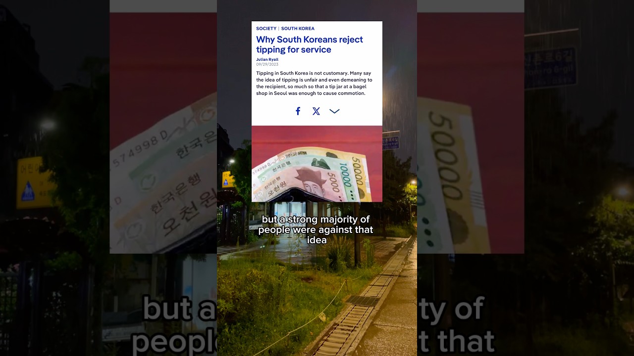 TIPPING Cultures DOESN’T EXIST in Korea? 🇰🇷😮