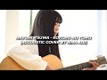 Mayumi Itsuwa Kokoro No Tomo Accoustic Cover By Rina Aoi Lyric Video
