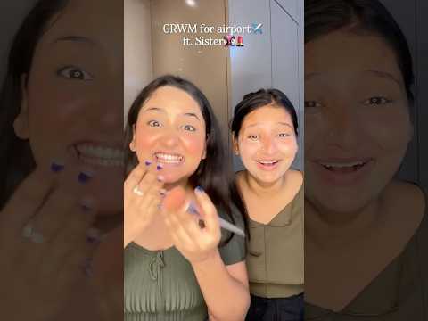 GRUM for Airport ft. @ASTHASINGH_05 #minivlog #ytshorts #shorts