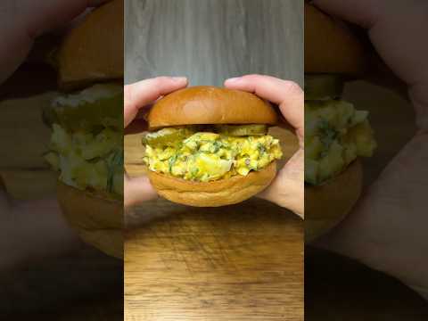 Dill pickle ranch egg salad sandwich