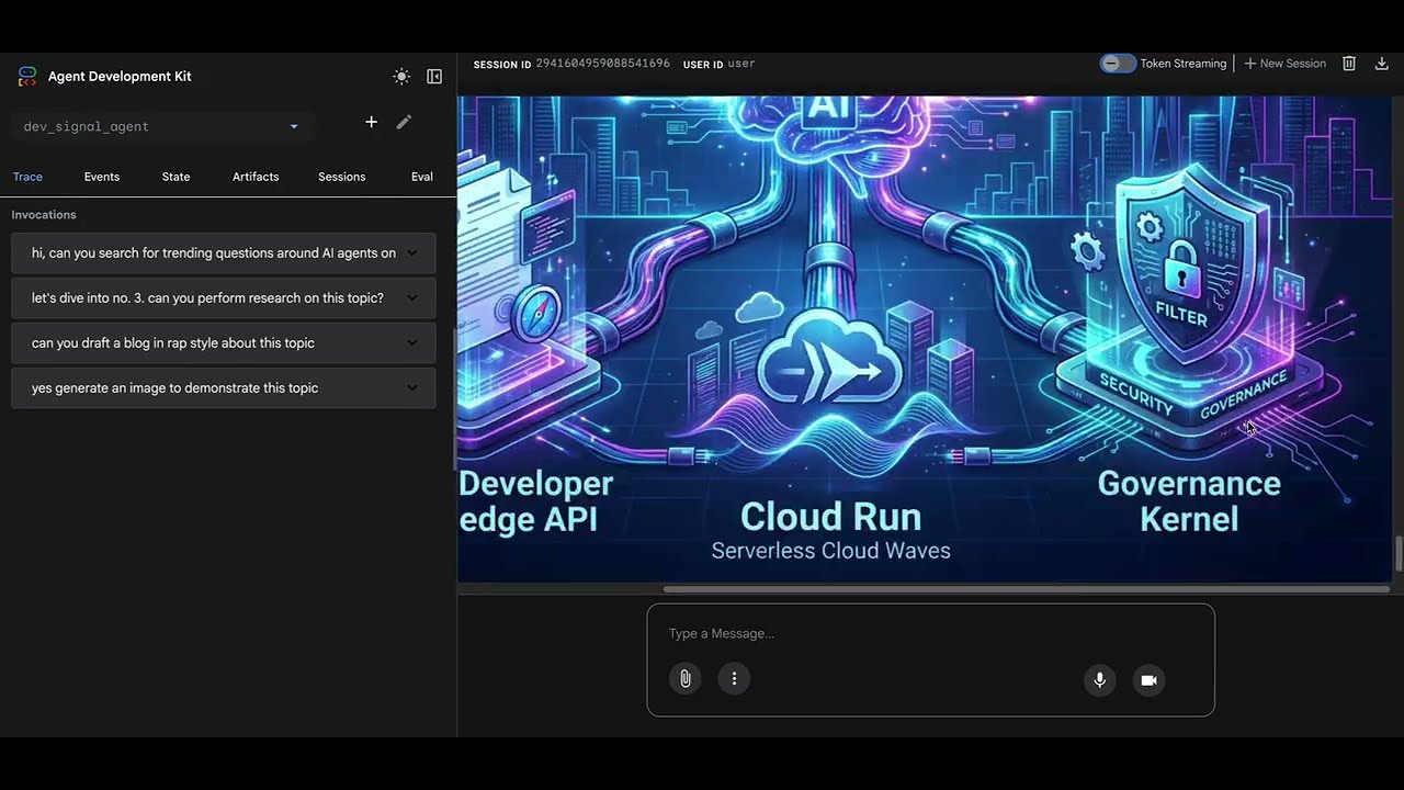 A YouTube video that walks through a demo to set up the Dev Signal system