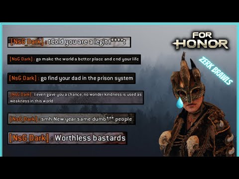 [ For Honor ] SALTY DELUSIONAL RAIDER HAS A MENTAL BREAKDOWN | Berserker Brawls