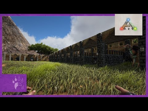 Desert Base Dino Stable Build | Ark: Crystal Isles (S0E08)